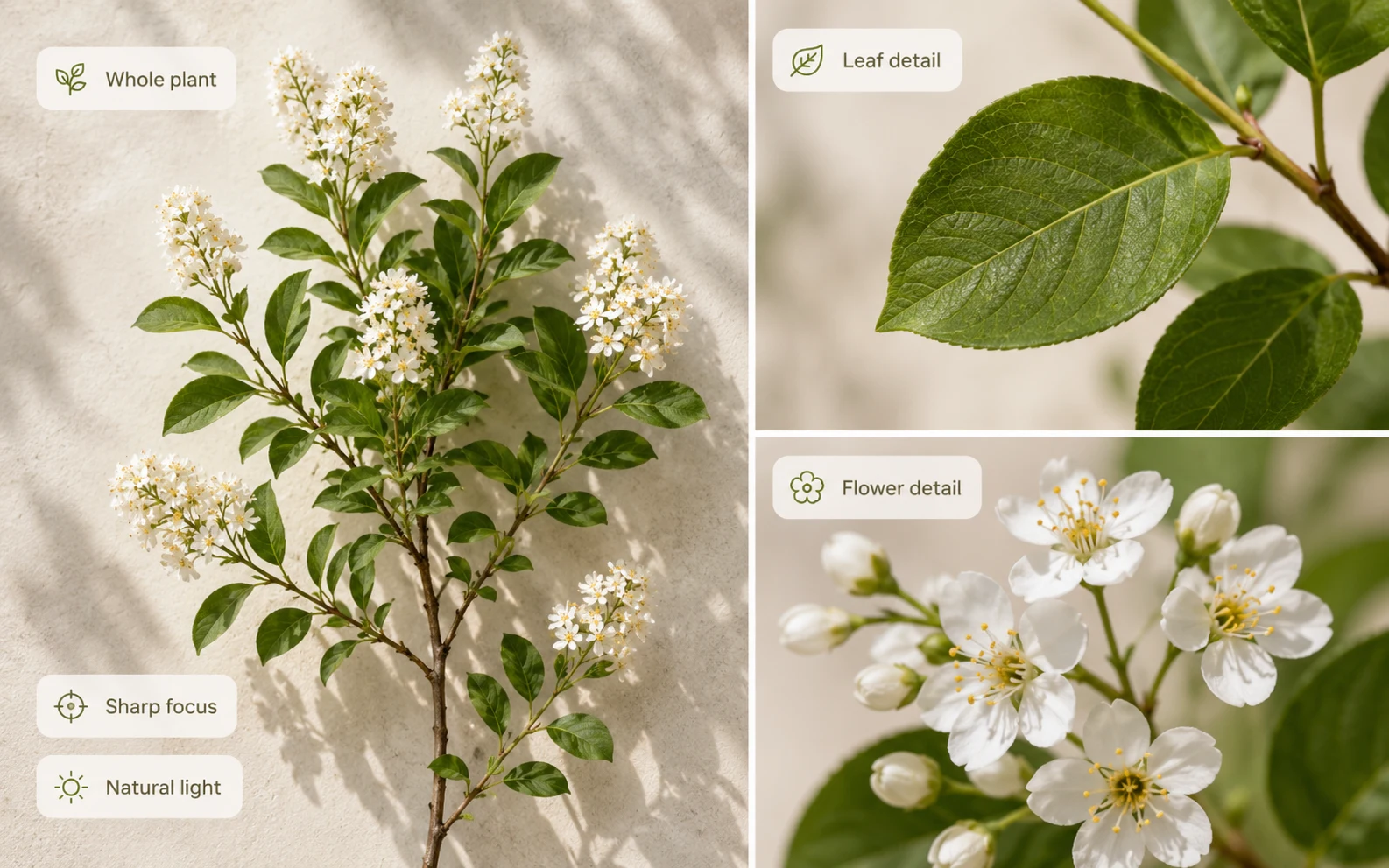 Example of a clear photo suitable for plant identification